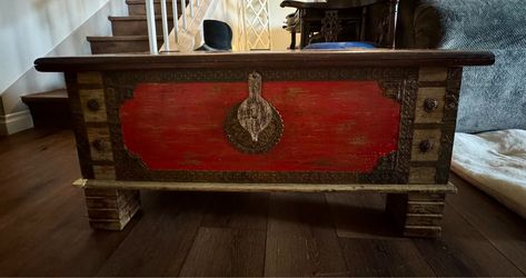 Beautiful antique trunk