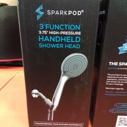 3 Function Handheld Shower Head _$12 New _($44 in Amazon)