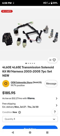 4L60E-4L65E transmission solenoid kit