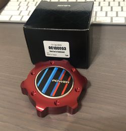 STYLISH RED ALUMINUM ANODIZED OIL FILLER CAP FITS BMW 3 4 5 6 7 SERIES M POWER