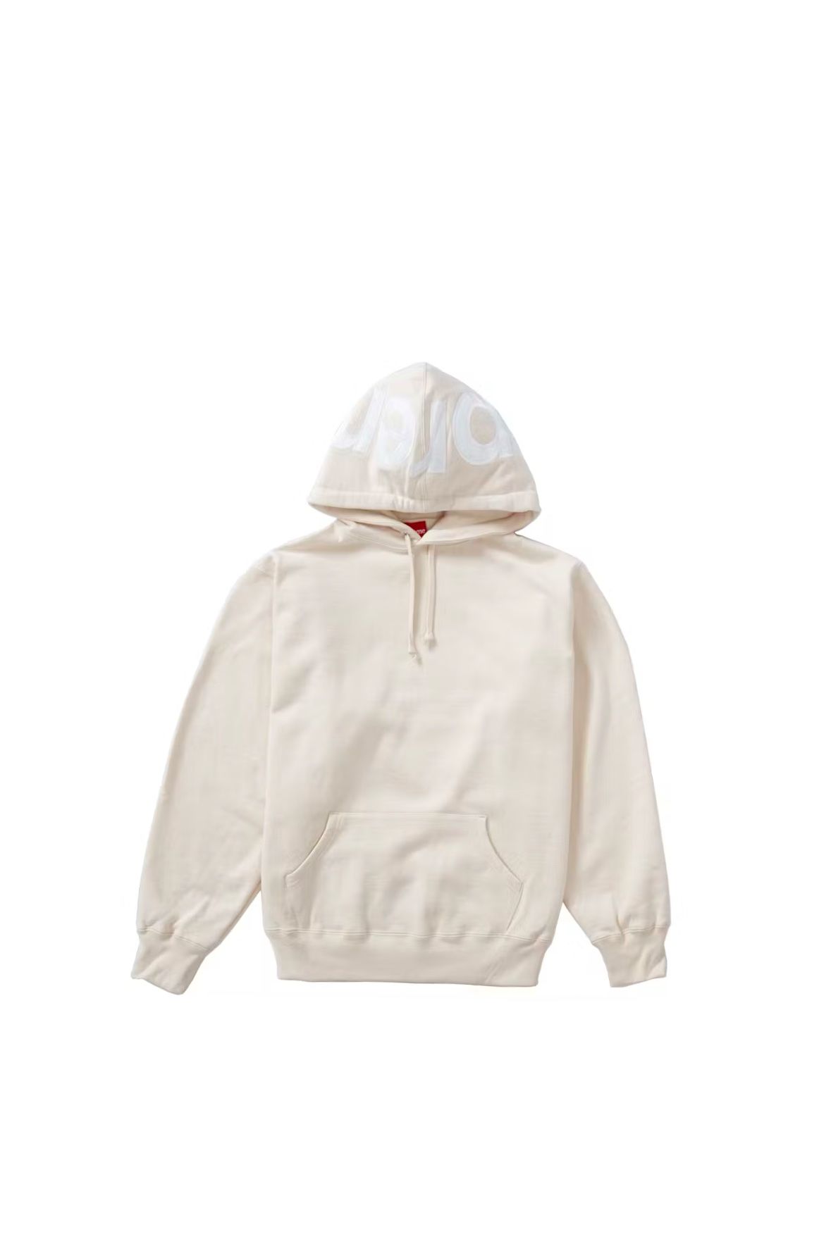 Supreme Beige Pullover Hoodie