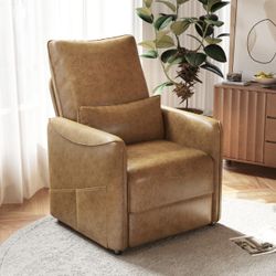 Power Recliner Chair Modern Electric Reclining Sofa Chair with Lumbar Support $80