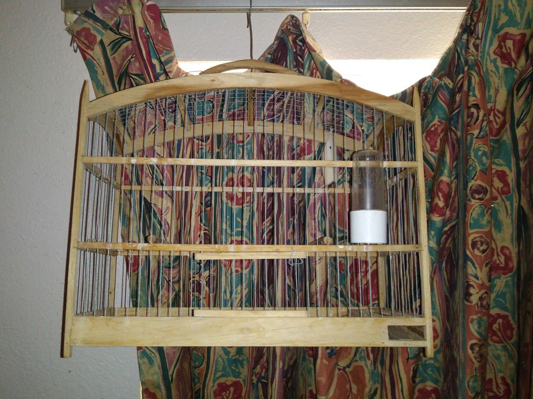 Hand made bird cage