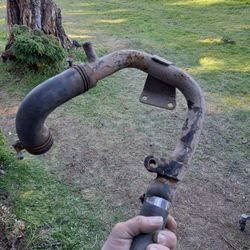 22R Toyota Truck Lower Radiator Pipe