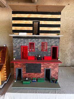 homemade minecraft doll house