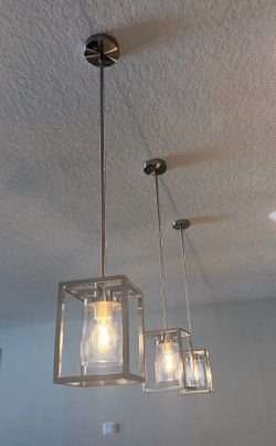 3 light pendants