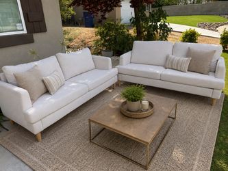 Modern Sofa and Loveseat Set
