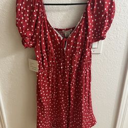 Women’s Red Hearts Dress 