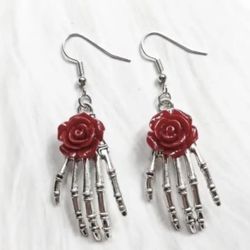 skeleton earrings 