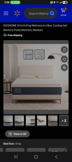 New King Size 14" Memory Foam Mattress 