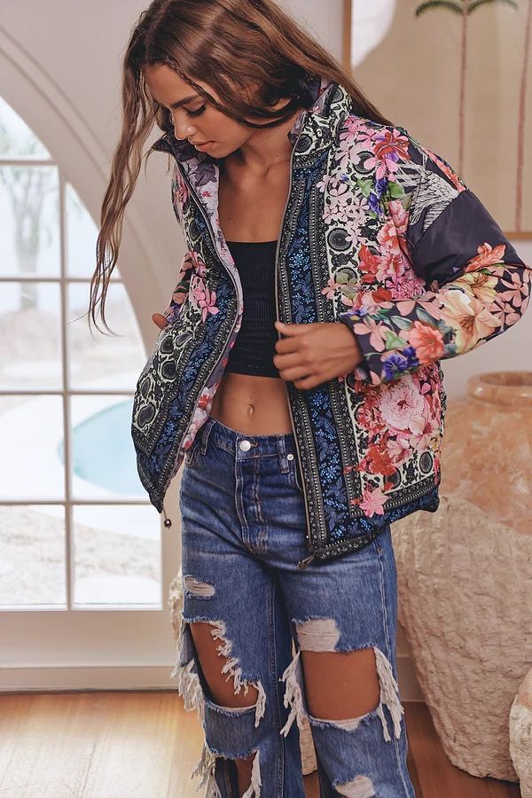 SMALL JOHNNY WAS Reversible LINDANA Down Parka