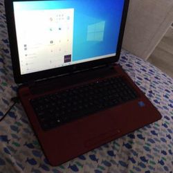 HP Laptop PC /Red