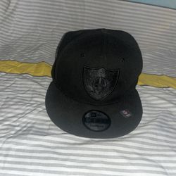 Las Vegas Raiders Basic Black on Black 9FIFTY Snapback  