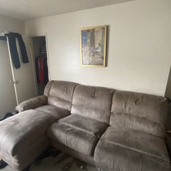 FREE 3-piece Couch with recliner