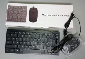 Mini Wired Keyboard & Mouse