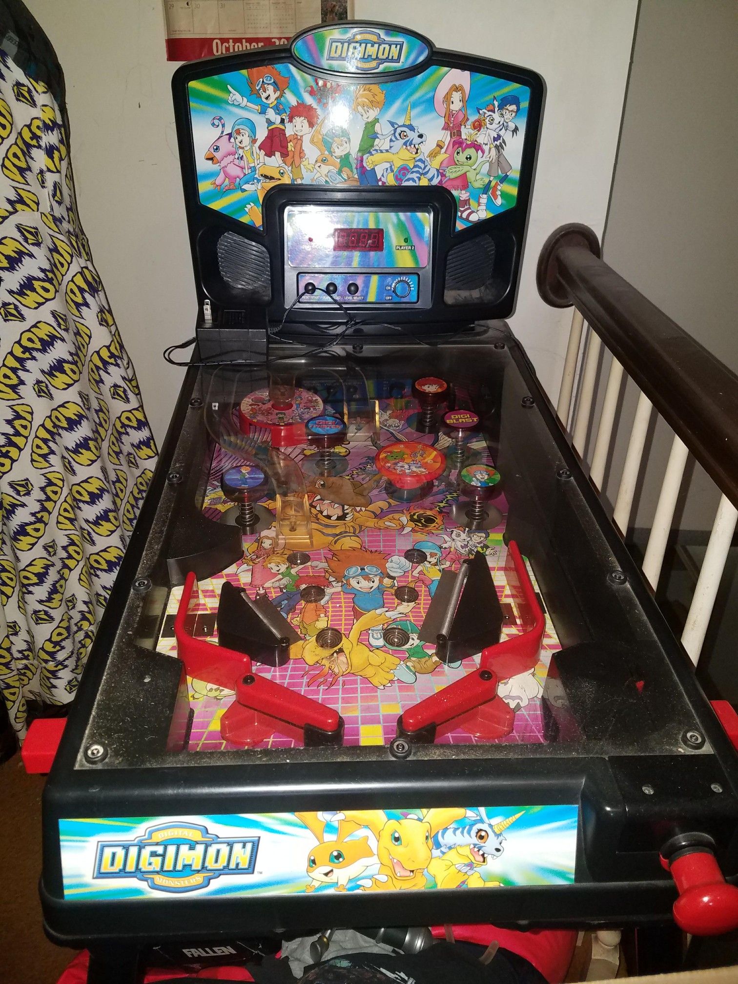 VINTAGE DIGIMON PINBALL MACHINE