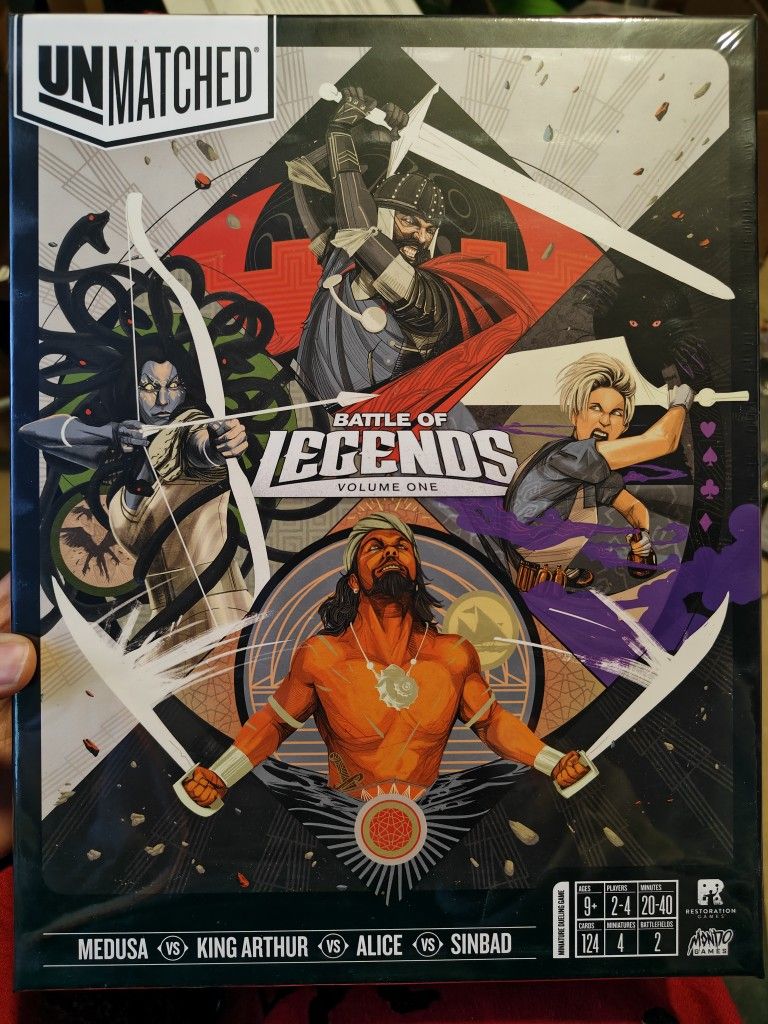 Unmatched: Battle of Legends Vol. 1 Board Game NEW