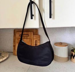Mini black purse