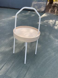 IKEA Wood Side Table Burvik