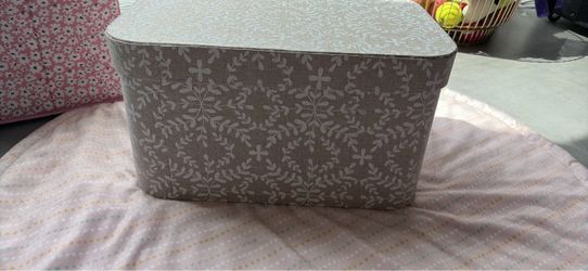 Fabric Storage Box with Lid