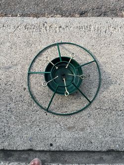 Green Metal Christmas Tree Stand