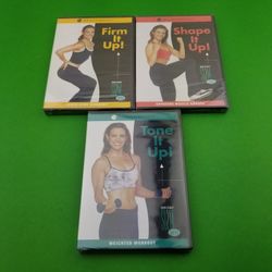 Lot of 3 Beachbody: Tone, Shape, Firm It Up! (DVD) BRAND NEW Debbie Sanders Slim