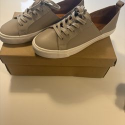 LUCKY BRAND - DANSBEY - CHINCILLA WOMENS CASUAL SHOES RECYCLED LEATHER SIZE 8.5M