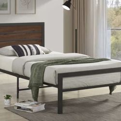 Twin Size Metal Bed 
