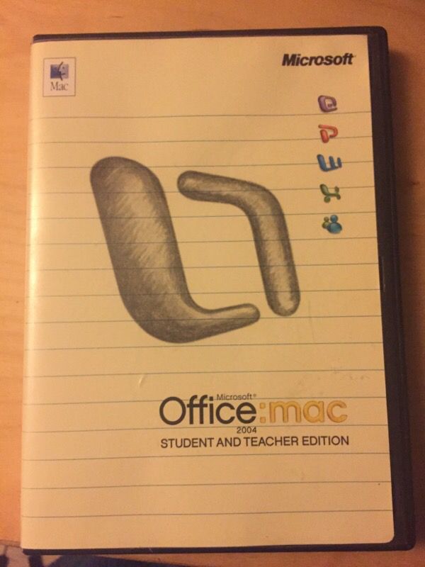 office for mac 2004