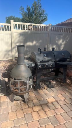 Good grill and fire pit