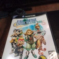 NINTENDO PLATINUM GAMECUBE SYSTEM WITH FINAL FANTASY CRYSTAL CHRONICLES GAME $240 FINAL PRICE READ DESCRIPTION AND SEE 👀 ALL PICTURES 