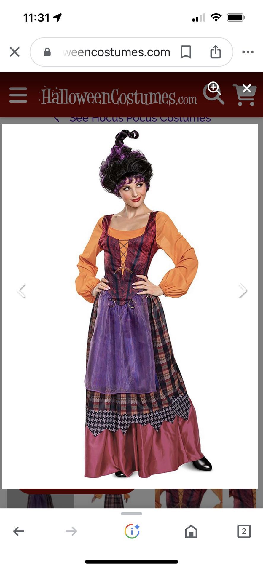 Halloween Costumes With The Wig Too