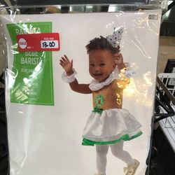 Lil Cuppa Joe Barista Costume Baby Halloween 12-24 Months 