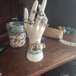 Sterling Silver Jewelry On Display
