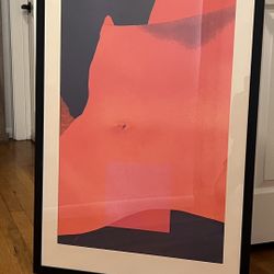 Stylish Lady Stomach Wall Art