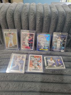 Shohei Ohtani baseball card lot/taking Offers/  Not A Dollar