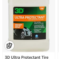 Protectant Tire Shine - Long Lasting, High Shine