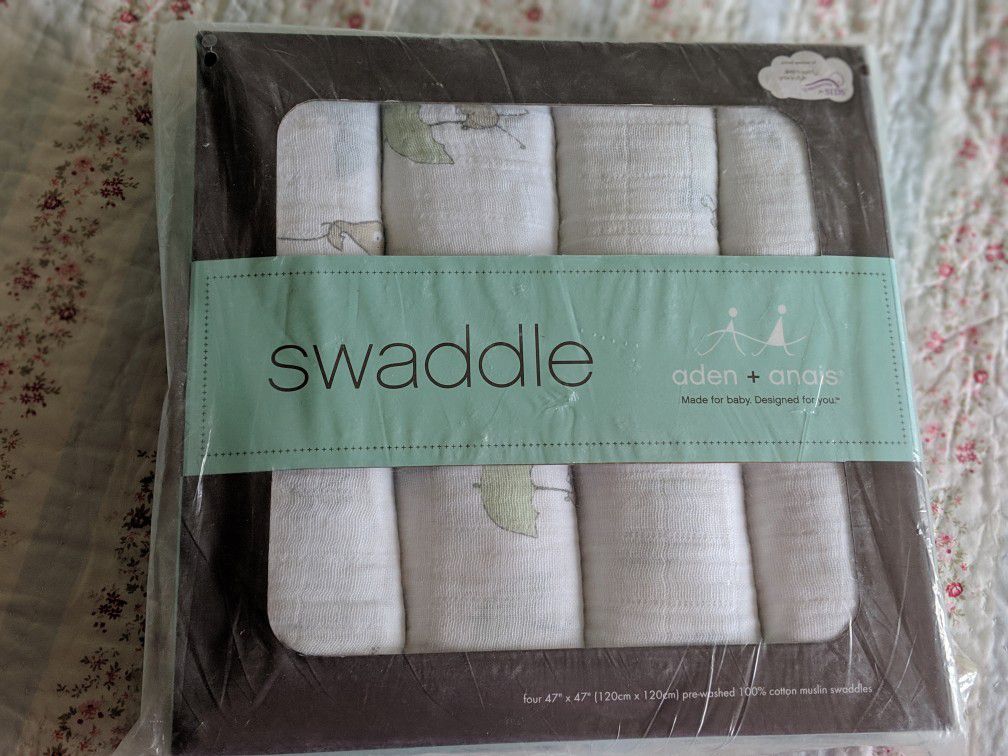Aden and Anais swaddle blankets