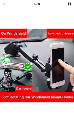 Universal in car dashboard cell mobile phone holder