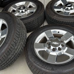 WHEELS OEM 20” STOCK CHEVY HD 8x180