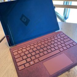 Surface Pro 7 Platinum And Red 12’5 