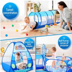3-in-1 Tent Tunnel & Ball pit