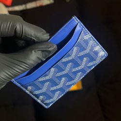 Blue Designer Card Holder
