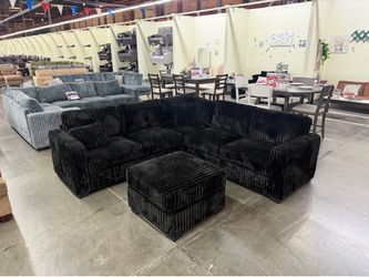 New black sectional