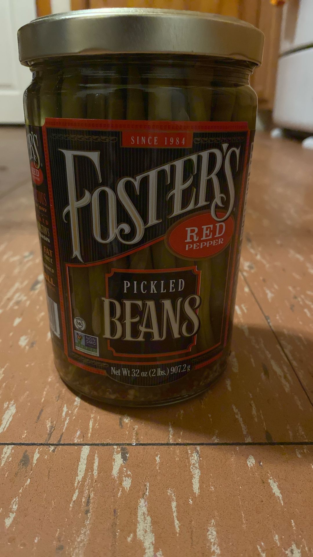 Foster’s Red Pepper Pickled Beans