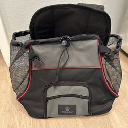 Like New Top Paw Front Carrier Pet Small Dog Cat Backpack Straps