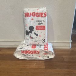 Diapers Size 3  $7 Dlls Each 
