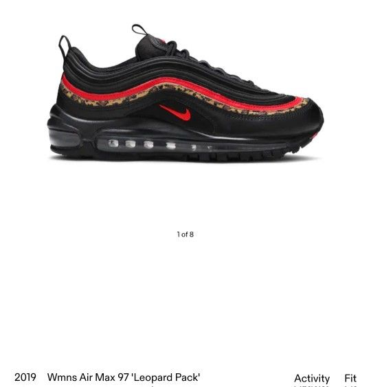Nike Air Max 97 Loepard Pack
Used
Size 8