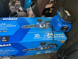 Kobalt 24v Max 12-in Chainsaw w/battery & charger