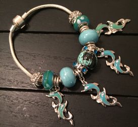 8” Deluxe Sterling Silver Charm bracelet